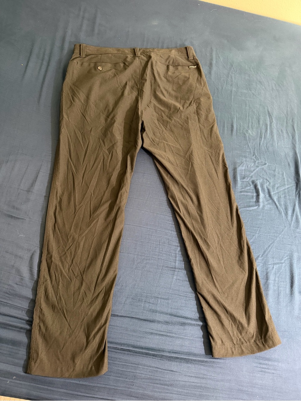 Prana Alameda Outdoor Hiking Dark Iron Black Slim Fit Pants Men’s 36x30 Hiking - Picture 3 of 7